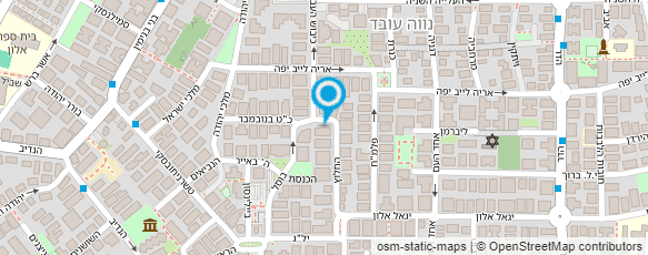 מפת הגעה אל אוהד תישבי-מטפל ברפואה סינית