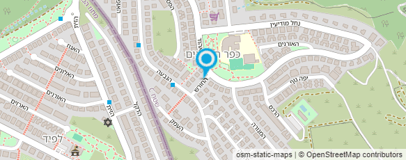 מפת הגעה אל אופק היוגה - שלומית אופק