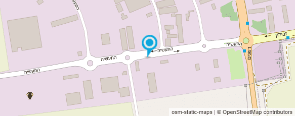 מפת הגעה אל מ.א. פחחות וצבע בתנור