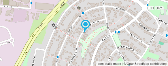 מפת הגעה אל בטי בוארון עיצוב אופנה