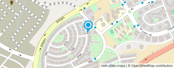 מפת הגעה אל הילה בניית ציפורניים