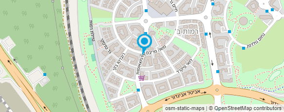 מפת הגעה אל יפית ברוכיאל - איפור מקצועי