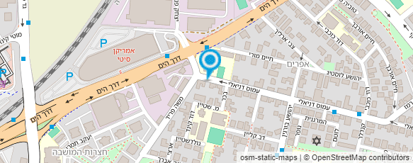 מפת הגעה אל אומגה תעשיות אלומיניום בע"מ