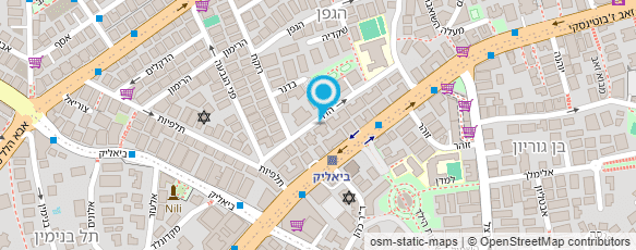 מפת הגעה אל עו"ד לאלו חג'ג' איילת