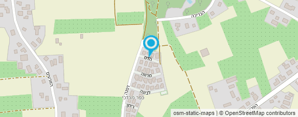 מפת הגעה אל נועה דורון-פנוש דיאטנית קלינית