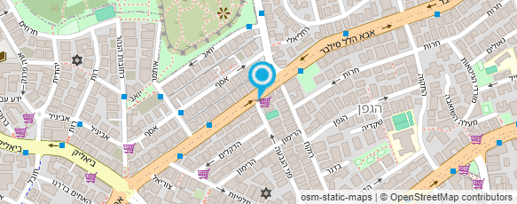 מפת הגעה אל אוקסנה קוסמטיקאית רפואית