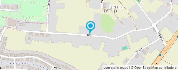 מפת הגעה אל כלב טיפולי