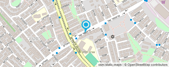 מפת הגעה אל אלונה ואחנון קוסמטיקה רפואית