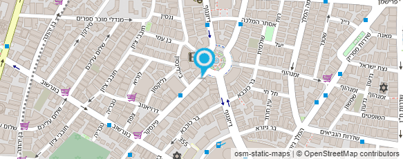 מפת הגעה אל נטע  - פילאטיס