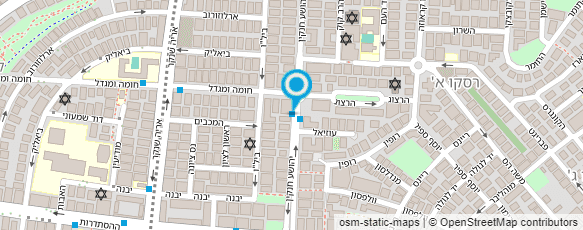 מפת הגעה אל מזכרות יצחייק