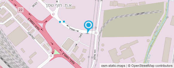 מפת הגעה אל מרכז שרות צ'מפיון-חוף שמן חיפה