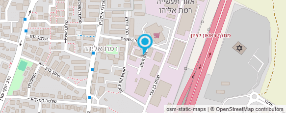 מפת הגעה אל מוסך עזר - פחחות וחלקי חילוף