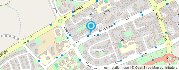 מפת הגעה אל וידאל המנעולן