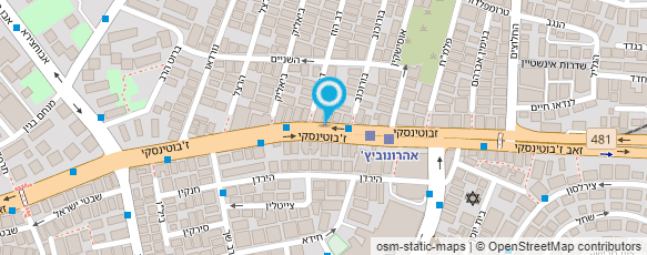 מפת הגעה אל גבריאל קיילקוב גברים ונשים