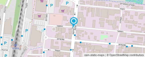 מפת הגעה אל פיצה fix פיקס נתניה