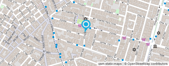 מפת הגעה אל מוניות גדולות והסעות נתיבי אוויר