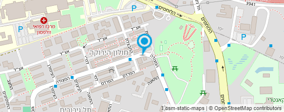 מפת הגעה אל מרפאת ד''ר ל. קרפמן