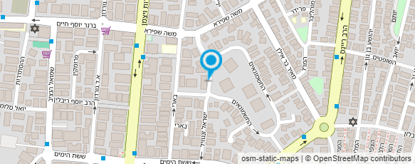 מפת הגעה אל זהבית עמרני מעצבת שיער