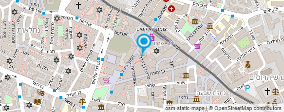 מפת הגעה אל בן הילל בוטיק מפת הגעה אל בן הילל בוטיק