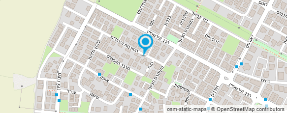 מפת הגעה אל חד וזריז - שליחויות ובר אקטיבי