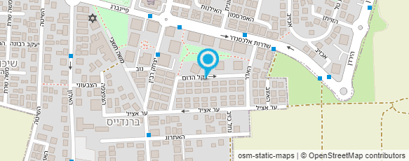 מפת הגעה אל בשבילי הארץ - הושע בורק