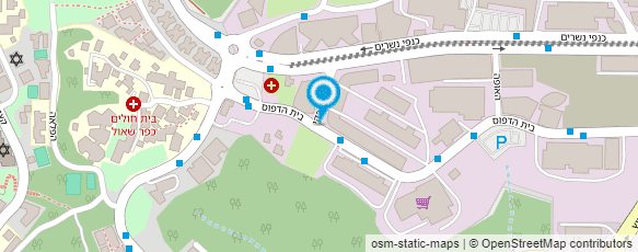 מפת הגעה אל פנצ'ריית צמיגי ירושליים