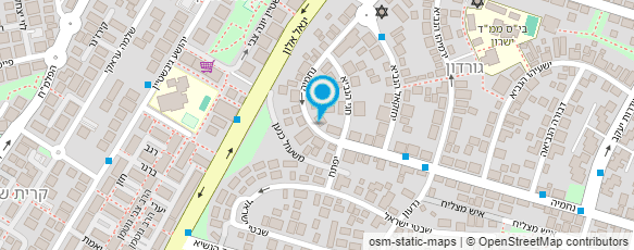 מפת הגעה אל מוריאל רפואה אלטרנטיבית