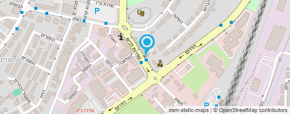 מפת הגעה אל הרשות הארצית לכבאות והצלה