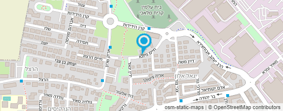 מפת הגעה אל הרשות הארצית לכבאות והצלה