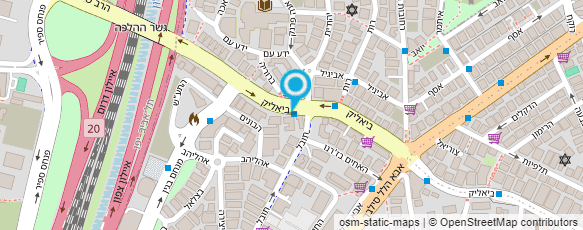 מפת הגעה אל מכון שנקר