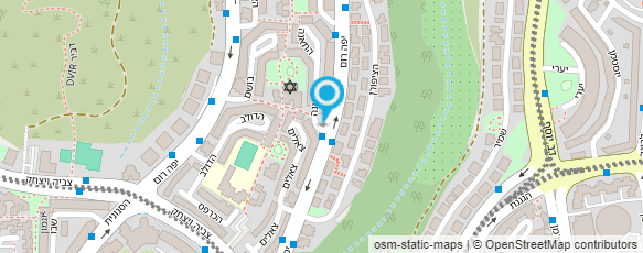 מפת הגעה אל הרשות הארצית לכבאות והצלה