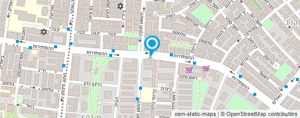 מפת הגעה אל דניאל'ס תה Daniel's tea