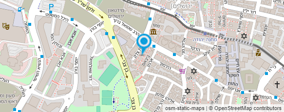 מפת הגעה אל יעלול רפלקסולוגית