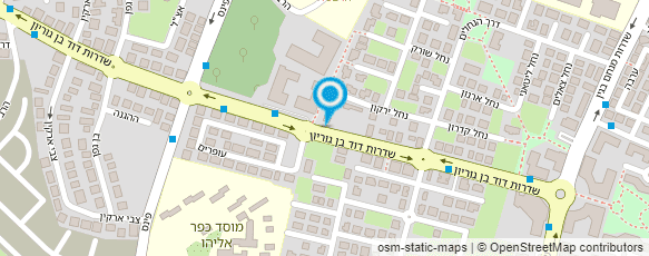 מפת הגעה אל הרשות הארצית לכבאות והצלה