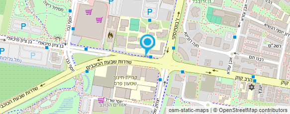 מפת הגעה אל הרשות הארצית לכבאות והצלה