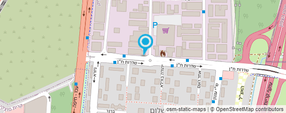 מפת הגעה אל הרשות הארצית לכבאות והצלה