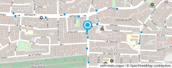 מפת הגעה אל פילאטיס בר שוורץ