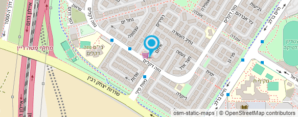 מפת הגעה אל פיצה דקלים