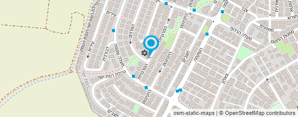 מפת הגעה אל בית הכנסת "אביר יעקב"