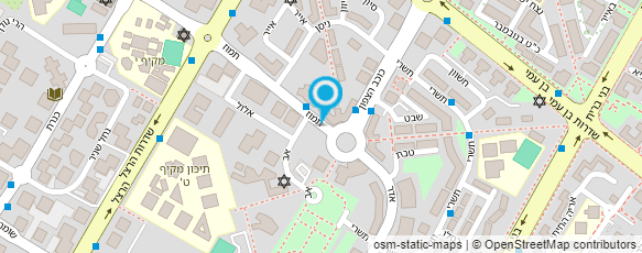 מפת הגעה אל מספרה לירן דוד