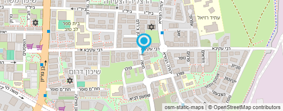 מפת הגעה אל עבודה לבנה