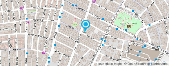 מפת הגעה אל אולפני דאון טאון