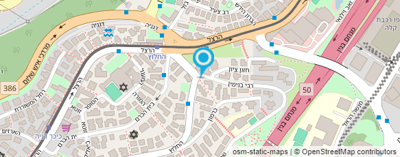 מפת הגעה אל אלחנן גינון מקצועי הקמה שיקום ואחזקה