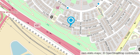 מפת הגעה אל ליאור יוספיה -  מדריכת תזונה