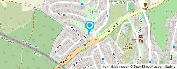 מפת הגעה אל עדיקה שירותי גינון