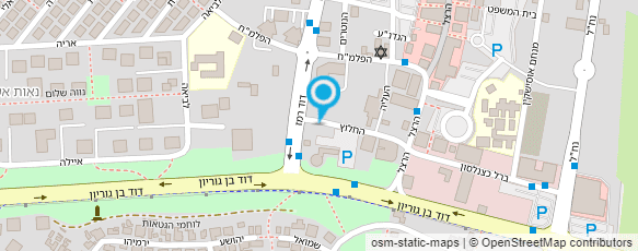 מפת הגעה אל ההסתדרות החדשה במרחב אשקלון