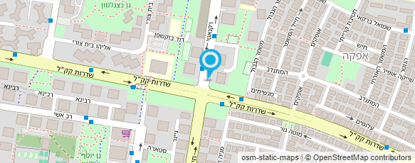 מפת הגעה אל איריס כפית ירוקה