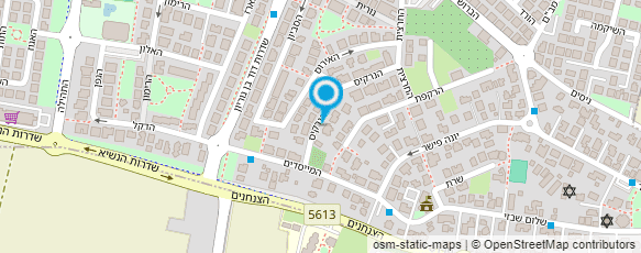 מפת הגעה אל חני רום - מטפלת  ב N.L.P