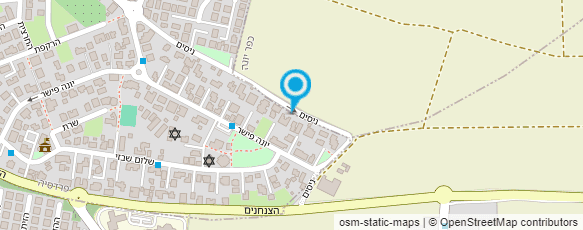 מפת הגעה אל צופית עיצוב שיער