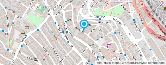 מפת הגעה אל הסטודיו של קובי